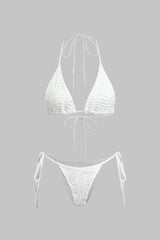 Hally | Bikini And Open Knit Cover Up Set