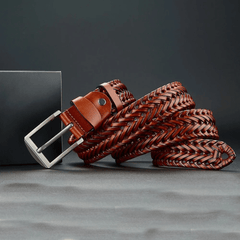 Braided Legacy Leather Blend Belt