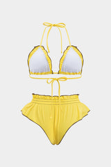 Ruffle | Ruched Bikini Set