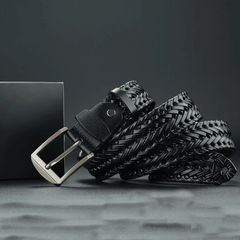 Braided Legacy Leather Blend Belt