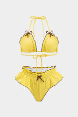 Ruffle | Ruched Bikini Set