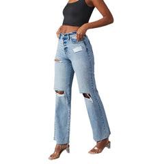 Savona | Distressed Light-Wash Jeans