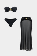 Chandler | Tie-Up Split Bikini Set