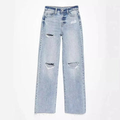 Savona | Distressed Light-Wash Jeans