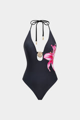 Bao | Backless Cut Out One-Piece Swimsuit