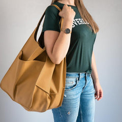 Mira Slouchy Tote Bag | Soft Texture, Spacious Design