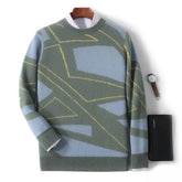 Jasper Sweater | Merino Blend Wool, Cable Knit Design
