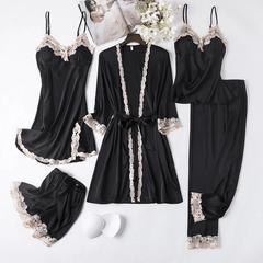 Haven Satin Intimates Set | Elegant 4-Piece Loungewear
