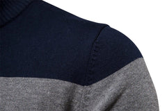 Quest Quarter-Zip Sweater | Striped Cotton Blend, Relaxed Fit