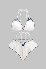 Ruffle | Ruched Bikini Set