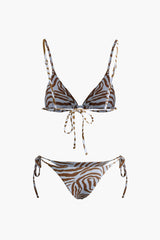 Leop | Tied Bikini Set