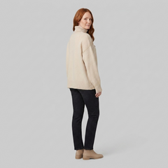 Liora Women's Sweater | Cashmere blend Turtleneck Knitwear, High Collar
