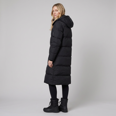 Liora Long Puffer Coat | Hooded, Wind-Resistant Winter Outerwear