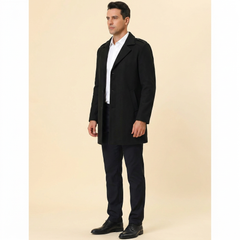 Haven Wool Coat | Men's Slim-Fit Double-Breasted Overcoat