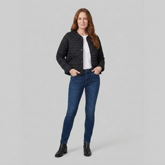 Haven Quilted Jacket | Lightweight, Heart Pattern