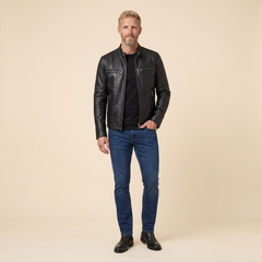 Maverick Leather Jacket | Leather Blend, Vintage Patina, Lightweight Design