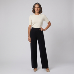 Cleo Women's Pants | High-Waisted Soft Fabric, Comfortable Fit