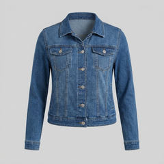 Gina Denim Jacket | Slim Fit, Classic Design for Women