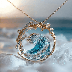 Kara Ocean Necklace | Premium Stainless Steel, Elegant Maritime Design