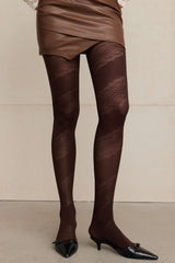 Julie | Pattern Hollow Tights