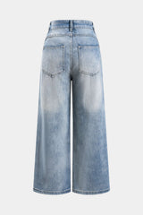 Nina Denim Patchwork Jeans | Comfortable Cotton Blend