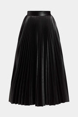 Penny Faux Leather Skirt | Comfortable Above Knee Design