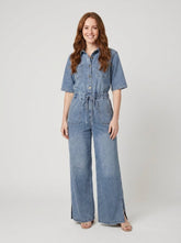 Aero Denim Jumpsuit | Cotton-Blend, Durable Design