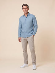 Aero Men's Shirt | Lightweight Linen-Lyocell Blend, Relaxed Fit