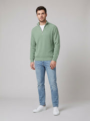 Aero Modern Pullover | High-Quality Knit, Half Zip Design, Men's Quarter Zip