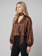 Alexia | Satin Long-Sleeve