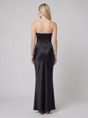 Alva | Maxi Skirt Bias-Cut Satin, Fully Lined Long Skirt for Women