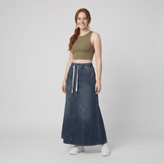 Arielle A-Line Denim Skirt