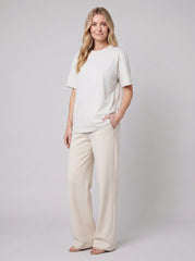 Aspen Oversized T-Shirt | Organic Cotton, Embroidered Logo