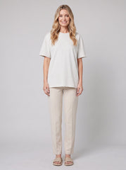 Aspen Oversized T-Shirt | Organic Cotton, Embroidered Logo
