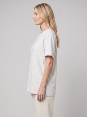 Aspen Oversized T-Shirt | Organic Cotton, Embroidered Logo