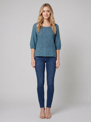 Aurora | Embroidered Relaxed Blouse
