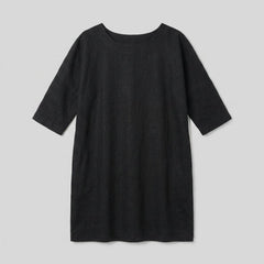 Ava | Women's Dress Relaxed Fit Linen, Knee-Length Summer Dress