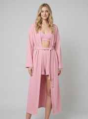 Ava Waffle Loungewear Set | Cozy Cotton Blend