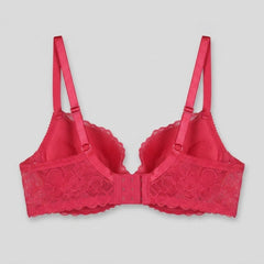 Azelie Push-Up Bra | Padded, Lace Trim, Adjustable Straps