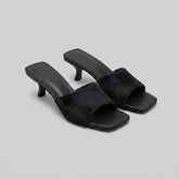 Bella | Stiletto Flip Flops Women Leather Blend, Cushioned Insole