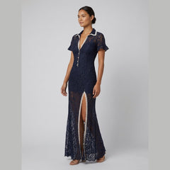 Bora | Midi Dress Vintage Boho Floral Lace, Lightweight Summer Wedding Guest Dress