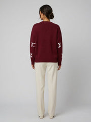Bow | Jacquard Pullover Sweater