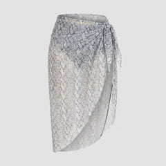 Breeze Mesh Sarong | Lightweight Leopard Print Cover Up for Women