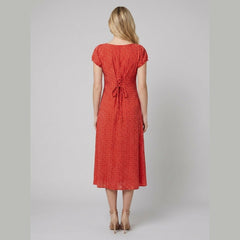 Breezy | Summer Dress A-Line, Back-Tie, Midi