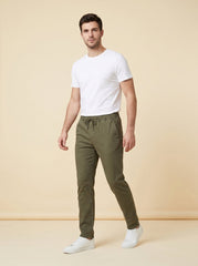 Brixon Men's Casual Trousers | Premium Lightweight, Straight-Leg Fit