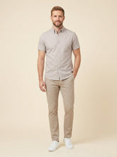 Caden Casual Shirt | Cotton Twill, Short Sleeve, Button Down Collar