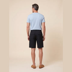 Caden Men's Cargo Shorts | Black Stretch Wool, Relaxed Fit, Multiple Pockets