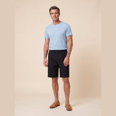 Caden Men's Cargo Shorts | Black Stretch Wool, Relaxed Fit, Multiple Pockets