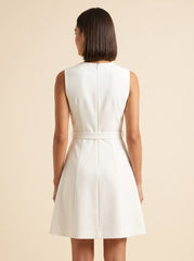 Camille | Belted Mini Dress