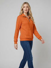 Celeste | Soft Knit Zip Sweater